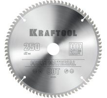 KRAFTOOL Multi Material, 250 х 32 мм, 80Т, пильный диск по алюминию (36953-250-32)