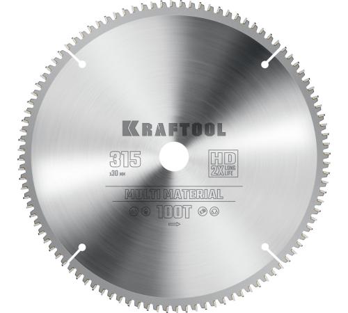 KRAFTOOL Multi Material, 315 х 30 мм, 96Т, пильный диск по алюминию (36953-315-30)