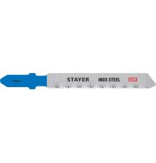 STAYER T118AF, T-хвост., Bi-Metal, по металлу толщиной 1.5-3 мм, шаг зуба 1.4 мм, раб. длина 50 мм, 2 шт, полотна для лобзика (15994-1.4)