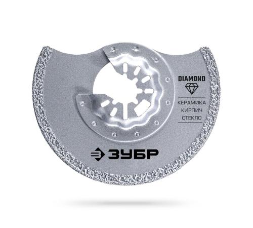 ЗУБР DIAMOND 85x2.2 мм полотно дисковое с алмазным зерном Р40: керамика, мрамор, стекло, кирпич, StarQuick (15584-85)