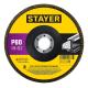 STAYER 125 х 22.2 мм, P80, КЛТ, Круг лепестковый торцевой, Professional (36581-125-080)