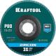 KRAFTOOL 125 х 22.2 мм, P80, круг лепестковый циркониевый торцевой по металлу и нержавеющей стали (36594-125-80)