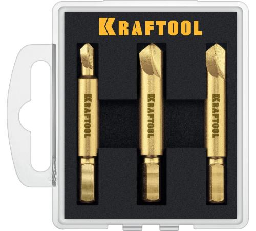 KRAFTOOL 3 шт, набор экстракторов поврежденного крепежа (26770-H3)