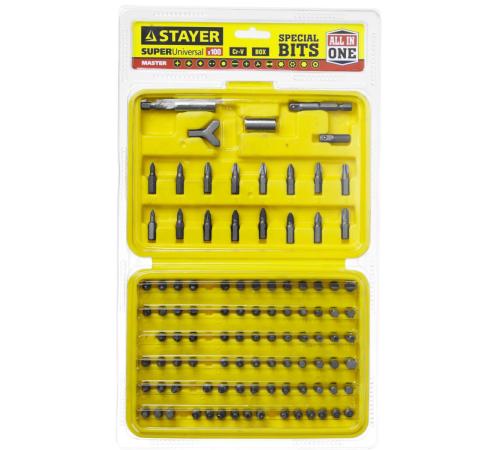STAYER Super Universal, 100 шт, набор бит (2604-H100)