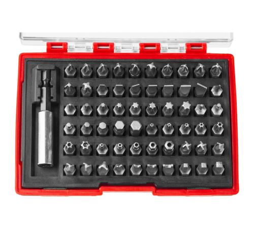ЗУБР MX-61, 61 шт, набор бит с адаптером (26089-H61)