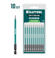 KRAFTOOL OPTIMUM TX 6, 100 мм, 10 шт, биты (26126-6-100-S10)