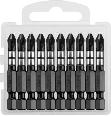 KRAFTOOL Impact PH2, 50 мм, 10 шт, ударные биты (26191-2-50-S10)