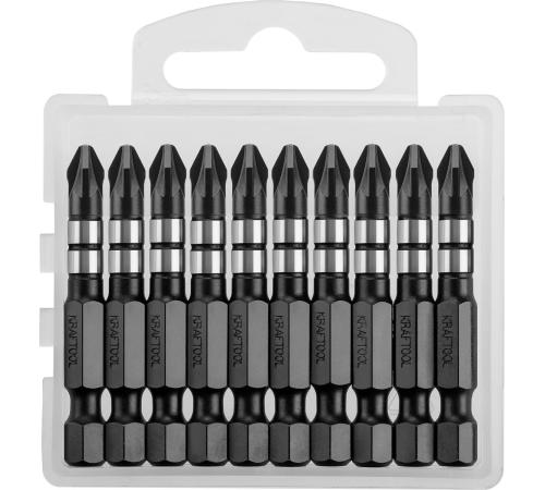 KRAFTOOL Impact PZ2, 50 мм, 10 шт, ударные биты (26193-2-50-S10)
