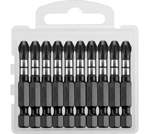 KRAFTOOL Impact PZ3, 50 мм, 10 шт, ударные биты (26193-3-50-S10)