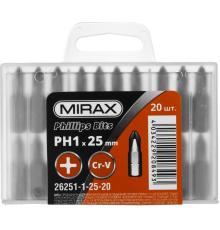 MIRAX PH1, 25 мм, 20 шт, биты (26251-1-25-20)