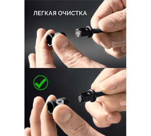 KRAFTOOL CLEAN “Nut driver”, 8 мм, бита с торцовой головкой (26371-08)