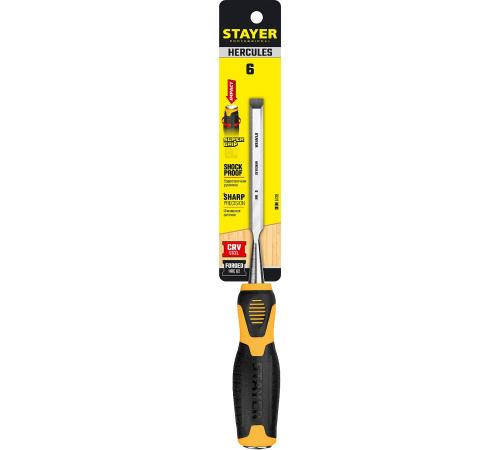 STAYER Hercules, 6 мм, стамеска-долото, Professional (18205-06)