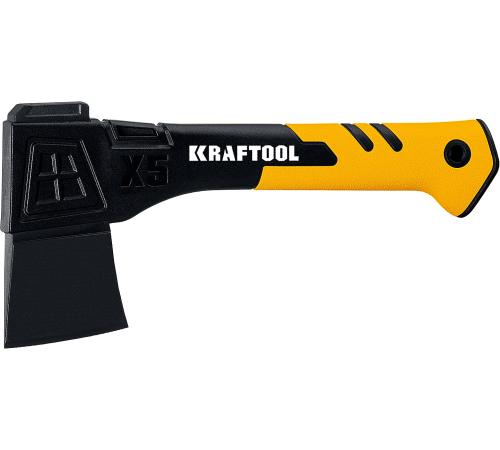 KRAFTOOL X5, 440/620 г, в чехле, 230 мм, универсальный топор (20660-05)