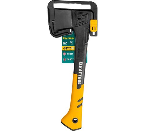KRAFTOOL X7, 640/715 г, в чехле, 360 мм, универсальный топор (20660-07)
