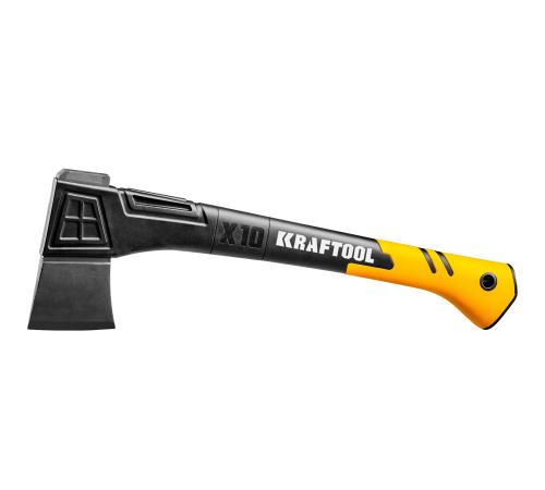 KRAFTOOL X10, 750/1000 г, в чехле, 450 мм, универсальный топор (20660-10)