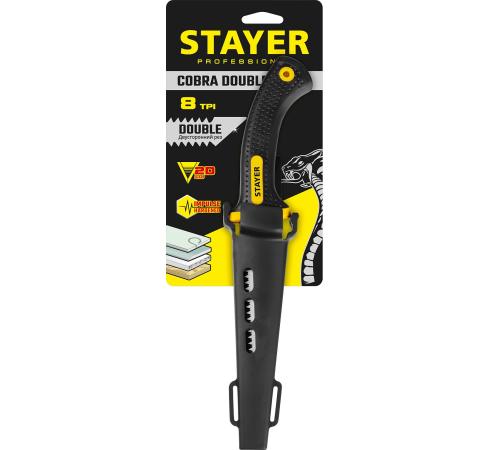 STAYER 150 мм, выкружная мини-ножовка по гипсокартону, Professional (2-15170)