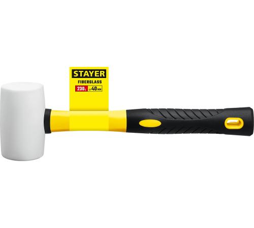STAYER 230 г, белая, резиновая киянка, Professional (20533-230)