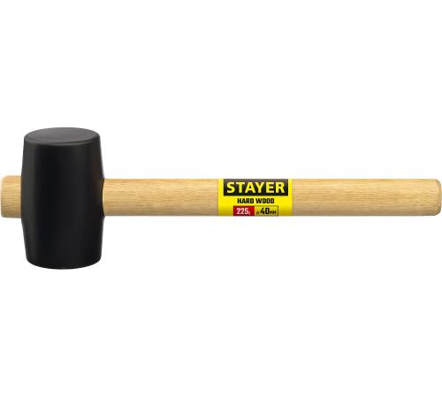 STAYER 225 г, чёрная резиновая киянка (20505-40)