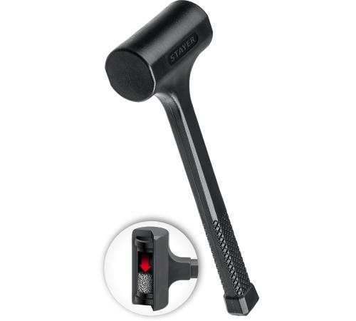 STAYER 40 мм, 1350 г, цельнолитой безынерционный слесарный молоток, Professional (2042-1350)