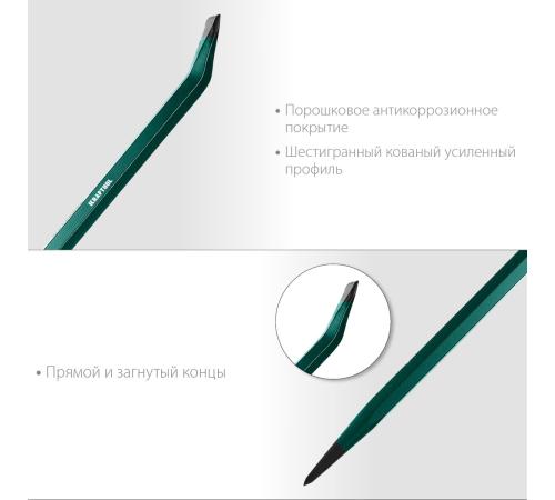 KRAFTOOL 750 мм, 19 мм, монтажный лом (21807-75)