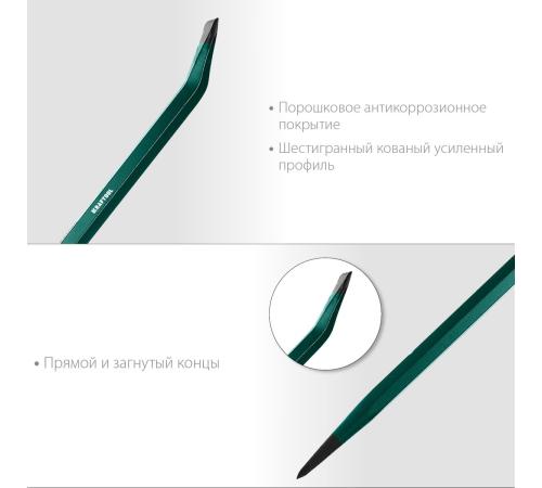 KRAFTOOL 900 мм, 19 мм, монтажный лом (21807-90)