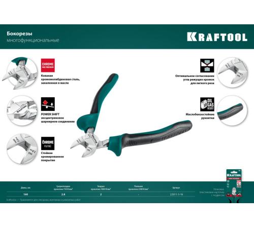 KRAFTOOL 160 мм, бокорезы (22011-5-16)
