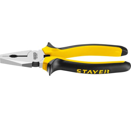 STAYER TOPGrip, 200 мм, комбинированные плоскогубцы (2205-1-20)