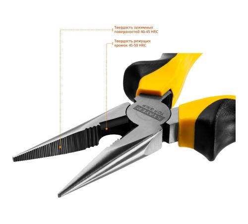 STAYER TOPGrip, 160 мм, тонкогубцы (2205-3-16)