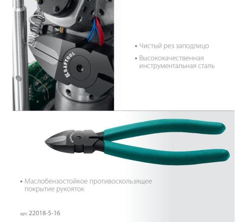 KRAFTOOL KarbMax, 160 мм, бокорезы твердосплавные (22018-5-16)