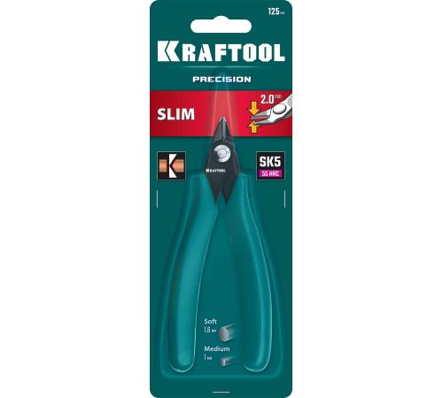KRAFTOOL Kraft Mini, 125 мм, прецизионные бокорезы (220017-4-12)