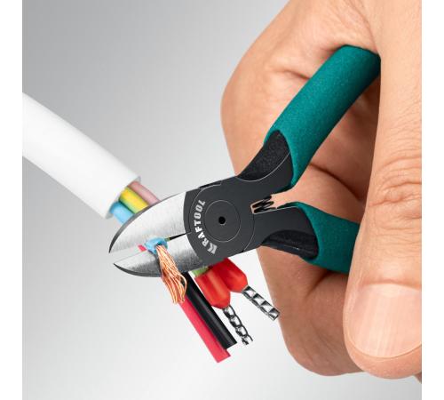 KRAFTOOL PRECISION чистый рез 128 мм, Прецизионные бокорезы (220017-6-12)