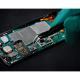 KRAFTOOL изогнутый 116 мм, Антистатический антимагнитный прецизионный пинцет (222126)