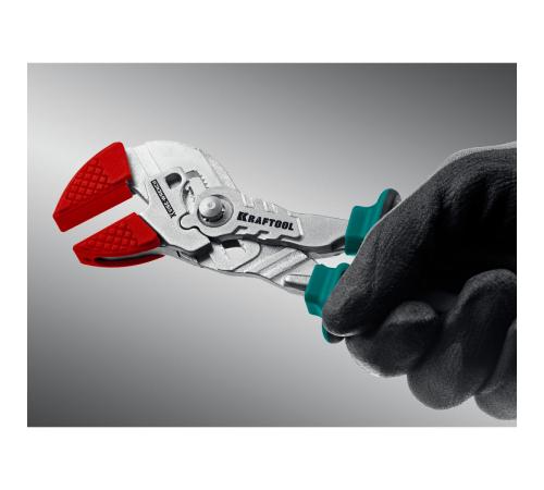 KRAFTOOL Vise-Wrench X, 180 мм, клещи переставные-гаечный ключ (22066)