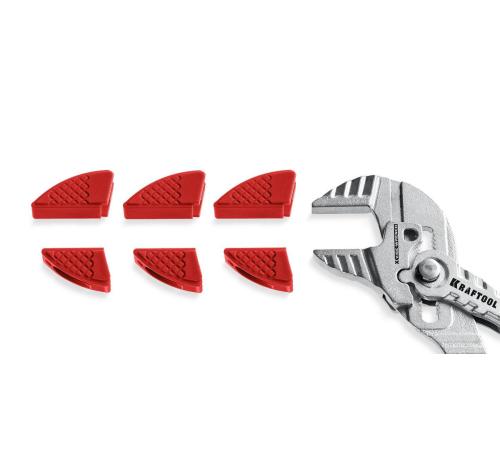 KRAFTOOL Vise-Wrench сменные защитные накладки на губки, для клещей 180 мм, набор из 3-х пар (22066-S3)