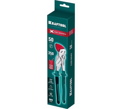 KRAFTOOL Vise-Wrench X, 250 мм, клещи переставные-гаечный ключ (22067)