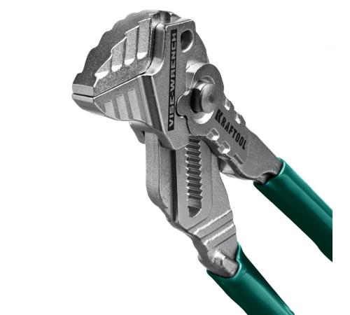 KRAFTOOL Vise-Wrench, 180 мм, клещи переставные-гаечный ключ (22063)