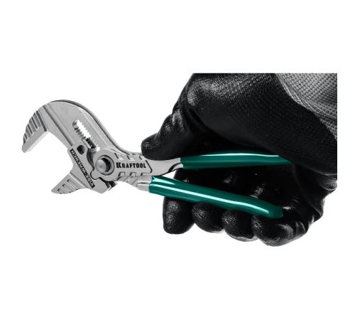 KRAFTOOL Vise-Wrench, 180 мм, клещи переставные-гаечный ключ (22063)