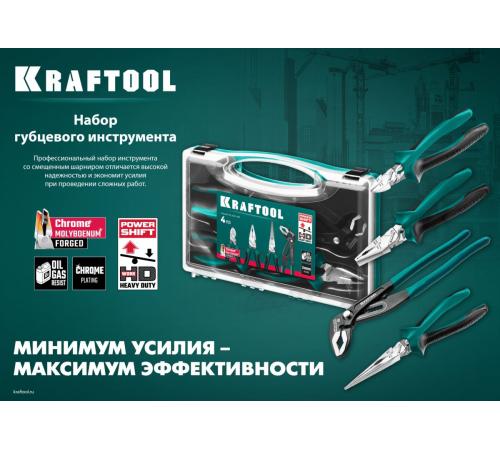 KRAFTOOL 4 предм., набор губцевого инструмента (22012)