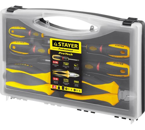 STAYER Hercules, 6 предм., набор губцевого инструмента (2202-H6)