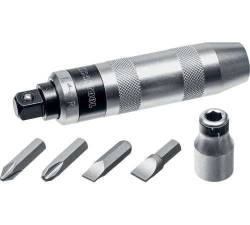KRAFTOOL ID-6, 6 предм., ударно-поворотная отвертка (25555)