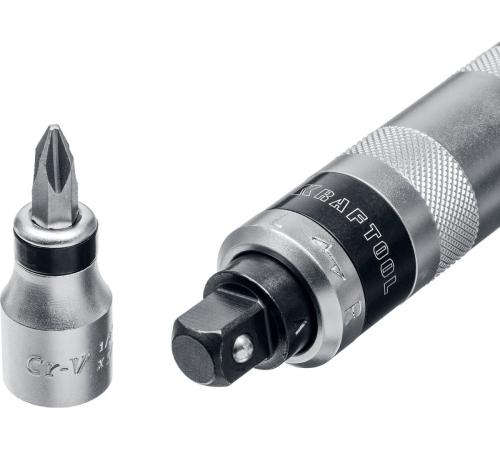KRAFTOOL ID-6, 6 предм., ударно-поворотная отвертка (25555)