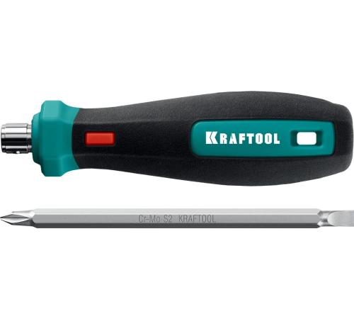 KRAFTOOL Universal-8, универсальная переставная отвертка (26168)