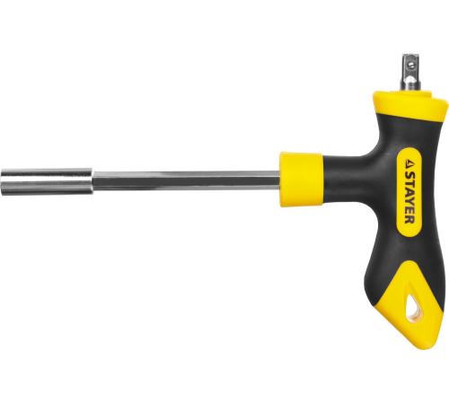 STAYER T-Compact-43, 43 предм., реверсивная отвертка с насадками (25084-H43)