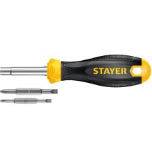 Комбинированная отвертка STAYER HERCULES 6-in-1