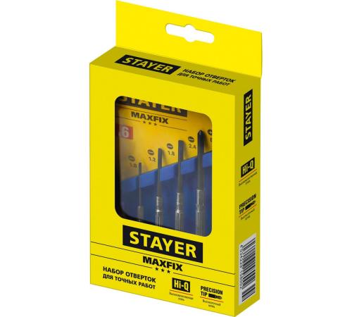 STAYER 6 предм., часовые отвертки (2560-H6)