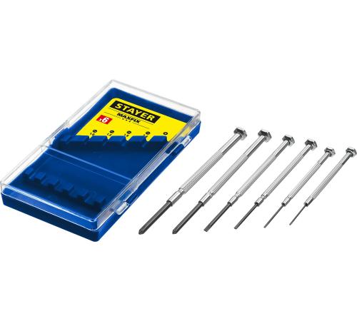 STAYER 6 предм., часовые отвертки (2560-H6)