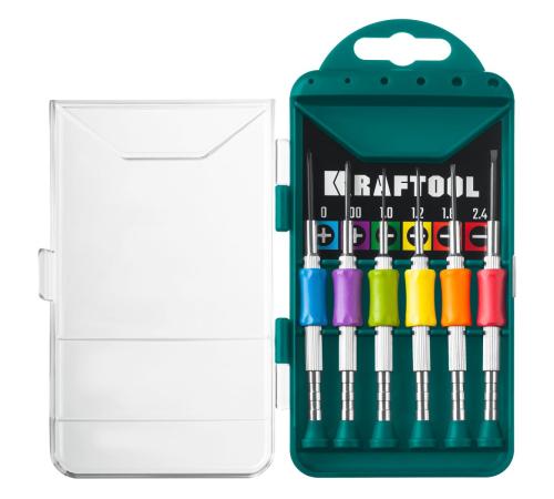KRAFTOOL Precision-6, 6 предм., отвертка для точных работ (25679)
