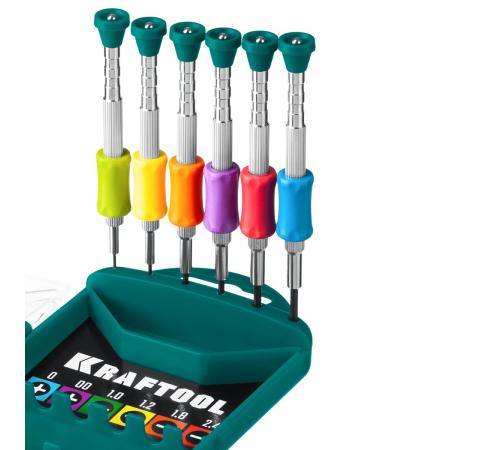 KRAFTOOL Precision-6, 6 предм., отвертка для точных работ (25679)