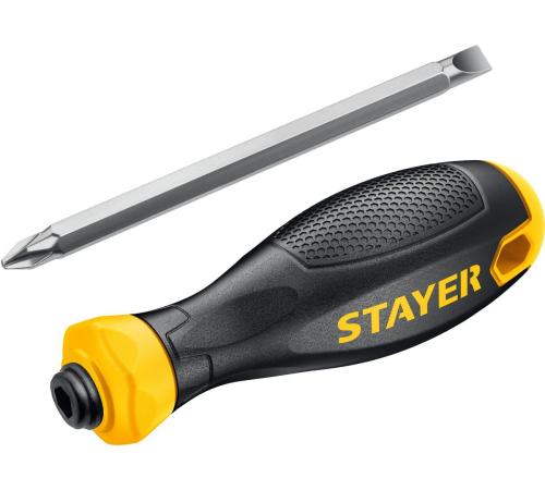 STAYER Hercules, PH2/SL6, 80 мм, переставная отвертка (2512)