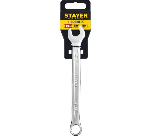 STAYER HERCULES, 13 мм, комбинированный гаечный ключ, Professional (27081-13)